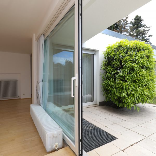 Fließender Übergang zur Terrasse