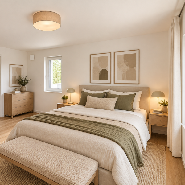 Mustermöblierung Zweites Schlafzimmer